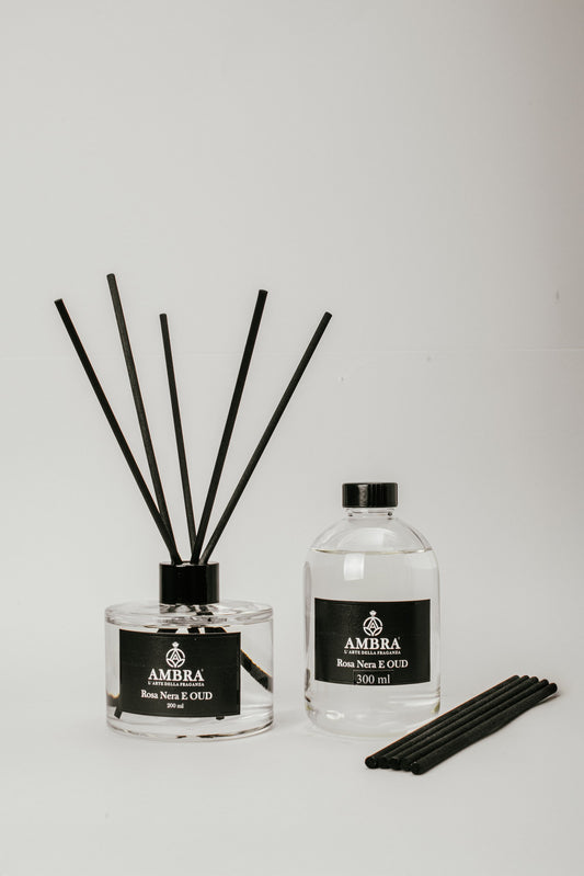 Pack Difusor + Refill Difusor Varitas Rosa Nera E OUD
