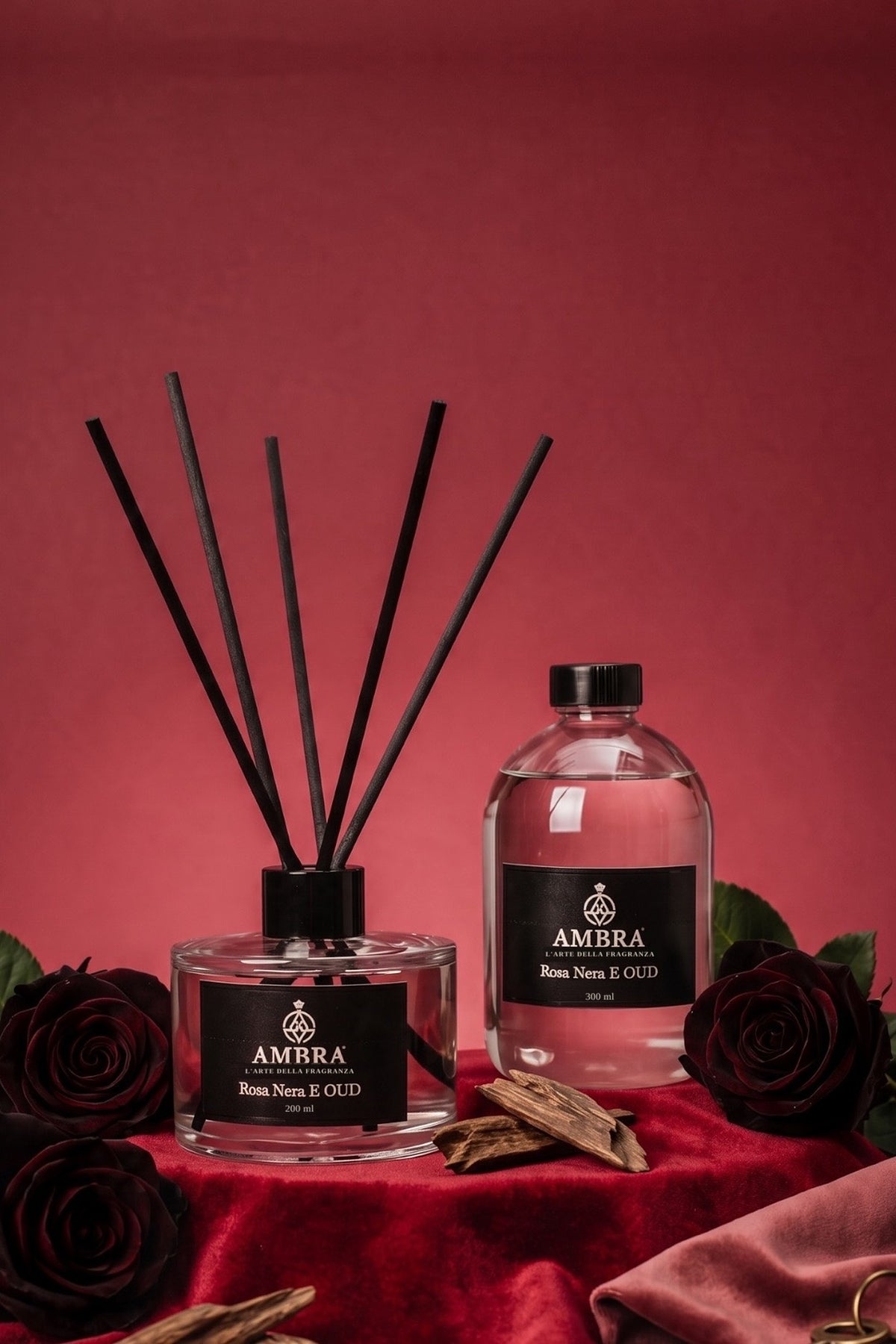 Pack Difusor + Refill Difusor Varitas Rosa Nera E OUD